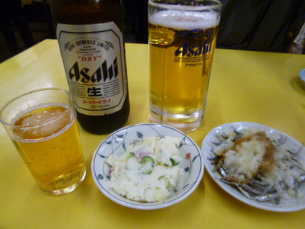 先ずは、ビールで乾杯です。 マ...