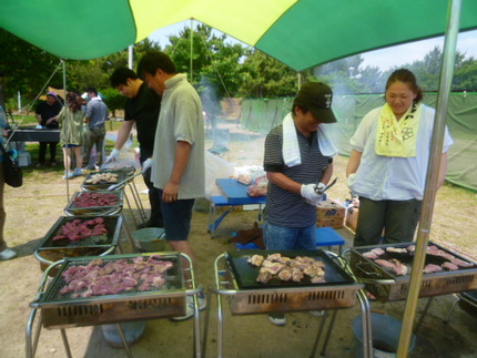 BBQも場所探しが大変です！