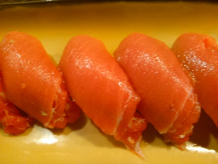 中トロの握り！