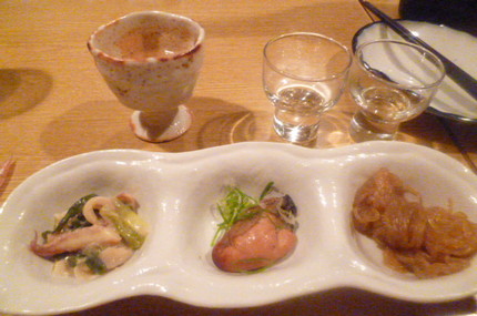 旭鳳に合わせて広島産の素材料理...