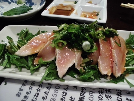 淡路鶏梅肉サラダ！