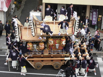 吉田區のだんじりお披露目！