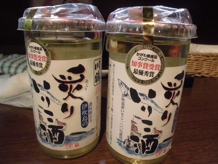 珍しい！炙り いりこ酒！
