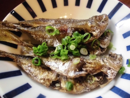 小アジ素揚げ！