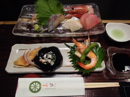 前菜とお造り！