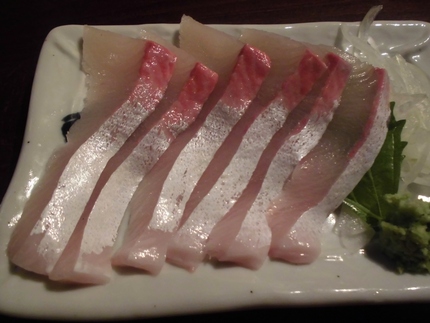 愛媛産ひらまさ刺身！