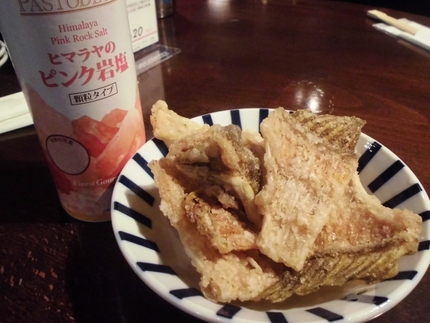 ヒラメ骨せんべい！