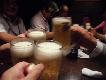 ある居酒屋で！