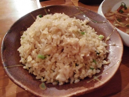 焼き飯をアテに！