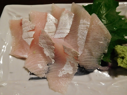 カンパチトロ刺身！