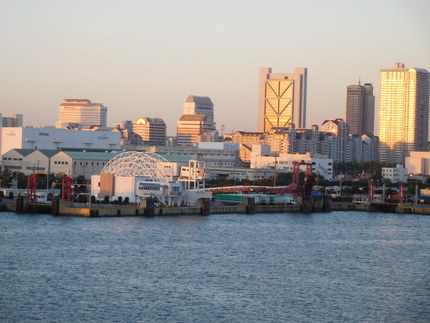神戸六甲アイランド着岸！