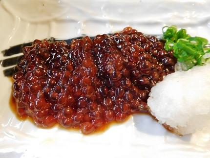 「すじ子醤油漬け」