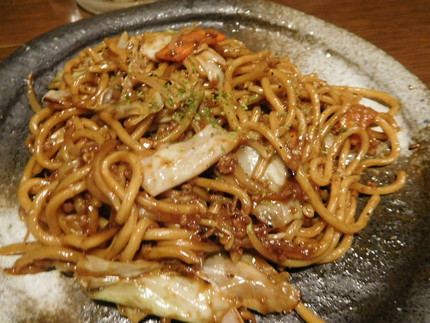 濃厚ソースの焼きそば！