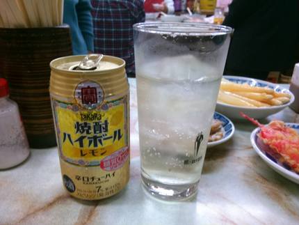 先ずは焼酎ハイボール！