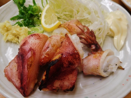 子持ちイカ焼き！