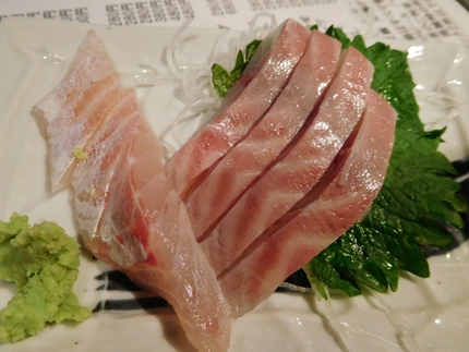 イサキの造り！