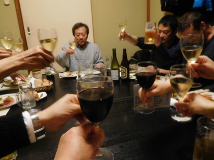 ワインと日本酒を！