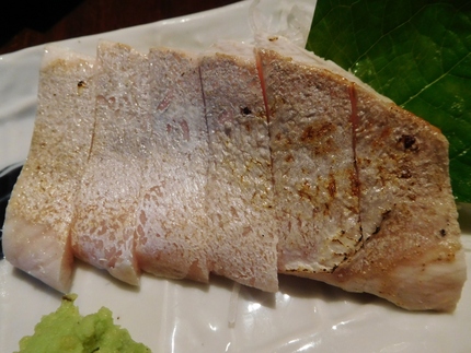 『カンパチ腹身炙り』