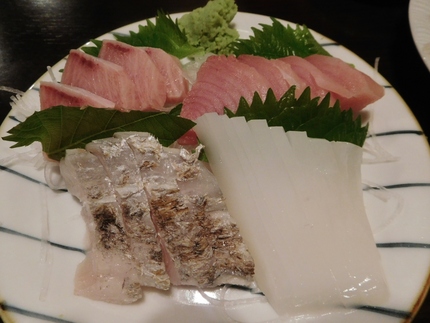 刺身４種盛り合せ！