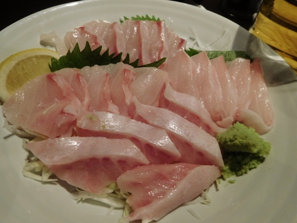 油坊主の刺身！