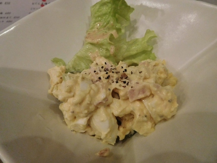 ポテサラとシシャモ！