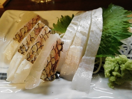今年初の刺身は！