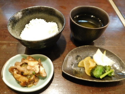 ⑩´朴葉味噌焼きとご飯！
