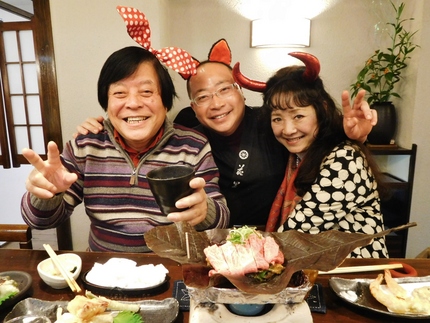 お決まりのポーズ！
