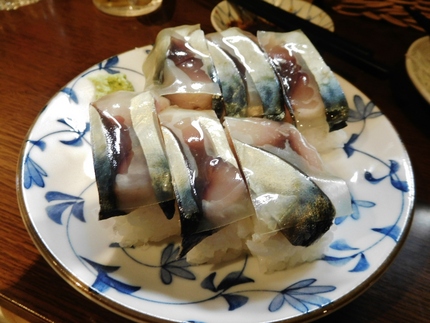〆さば押し寿司！