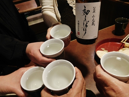 白鹿初しぼり！