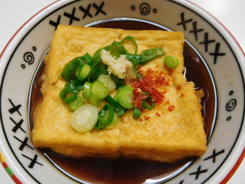 島唐辛子と厚揚げ！