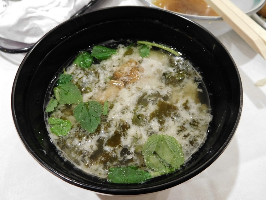 クロメ（黒芽）の味噌汁！