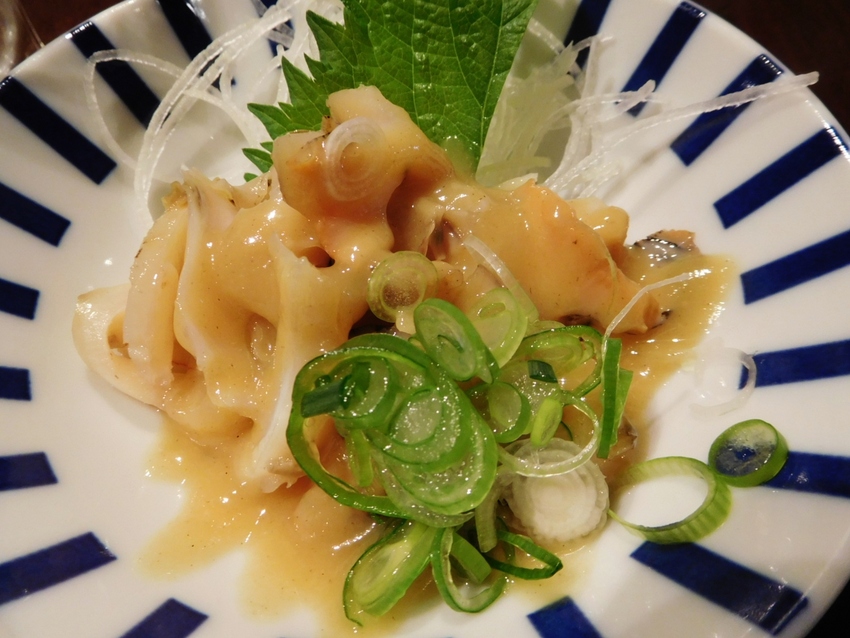 ボイルさざえ酢味噌！