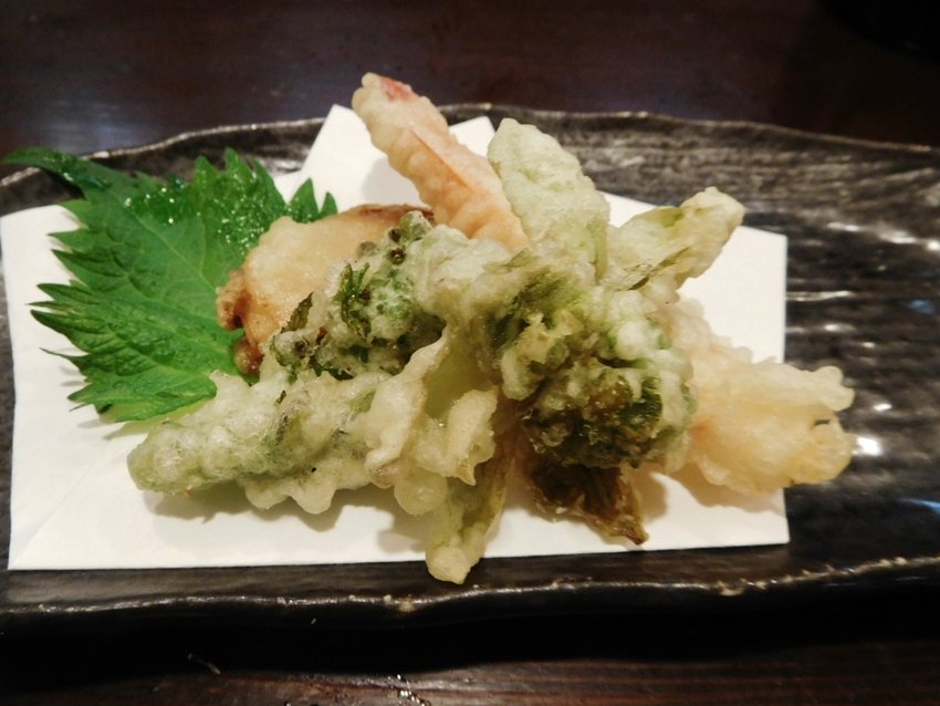 天ぷら盛り合せ！