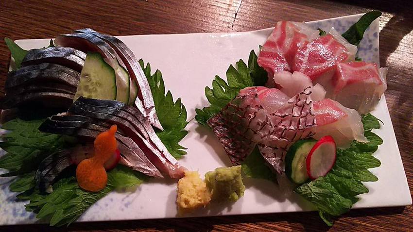 桜鯛とサバのきずし！