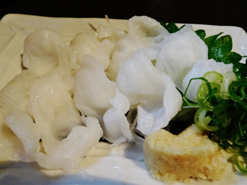 淡路物！活だこ刺身！