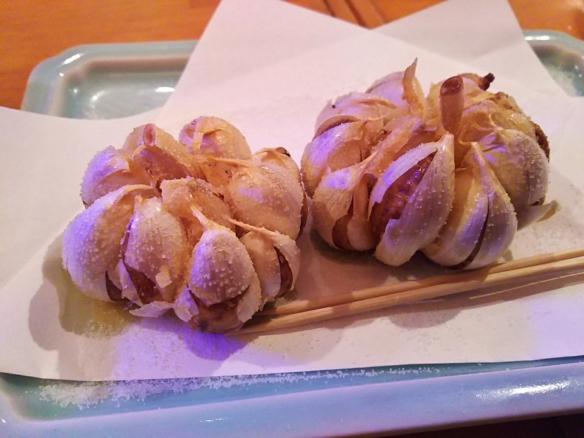 ニンニク丸揚げ！