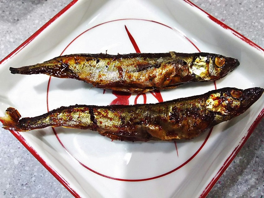 ハヤの甘露煮！