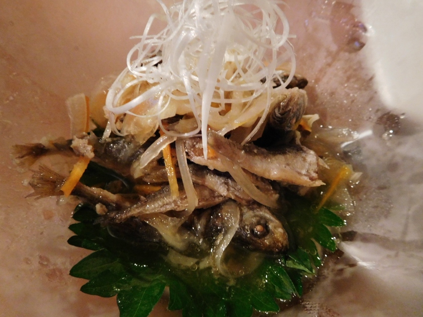 豆アジの南蛮漬け！