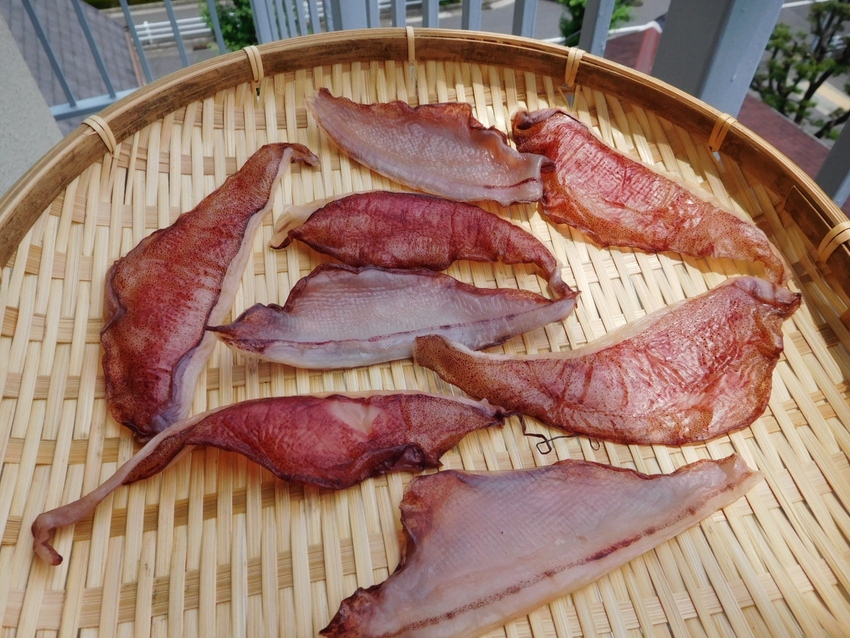日中、４時間ほど干しました。　...
