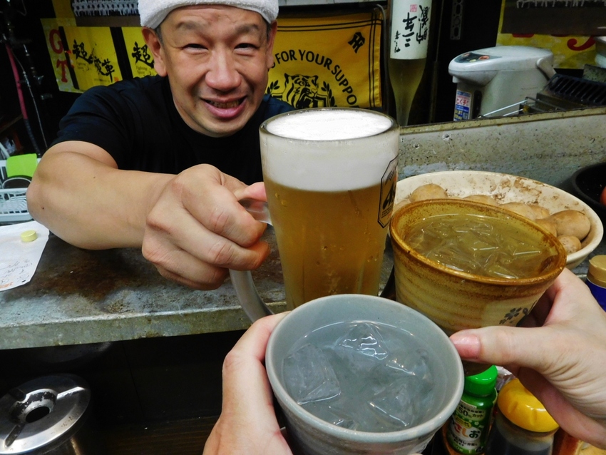 勝利の祝杯♪