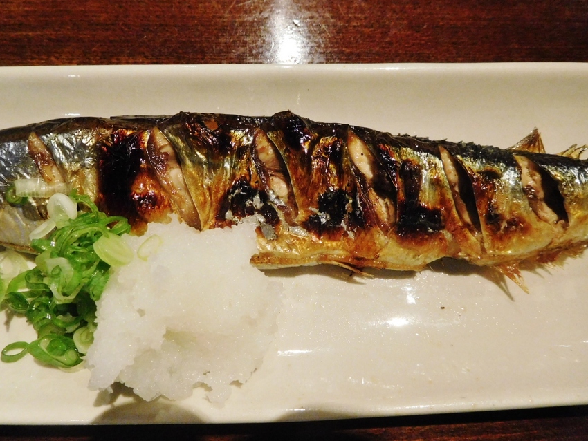初物！新サンマ塩焼き！