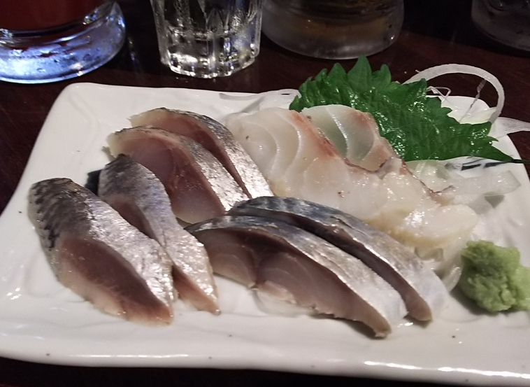 鯛の酢〆も入った４種盛り！