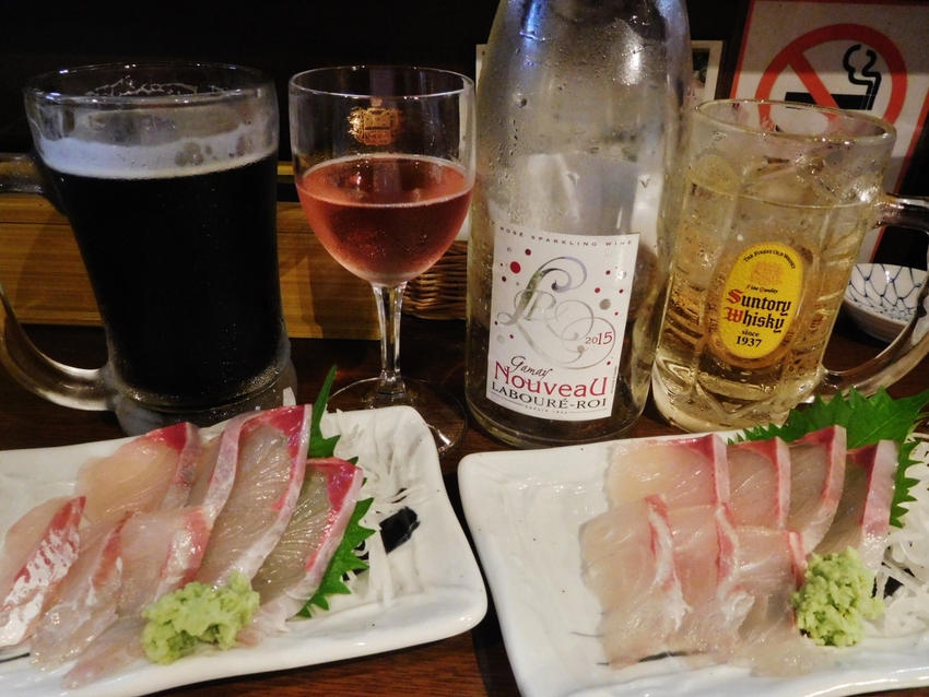 ヒラマサとチヌの刺身！