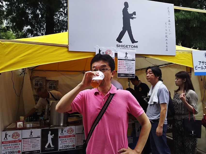 ビールは牛乳のように飲む！