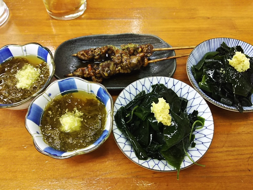 生ワカメポン酢・石川もずく酢1...