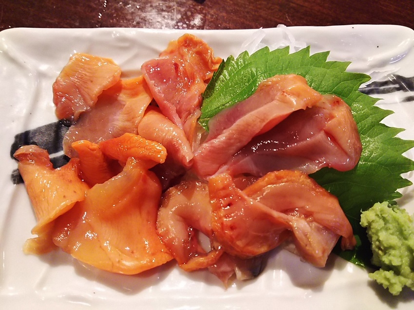 赤貝の造り！