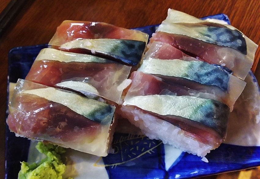 〆さば押し寿司！