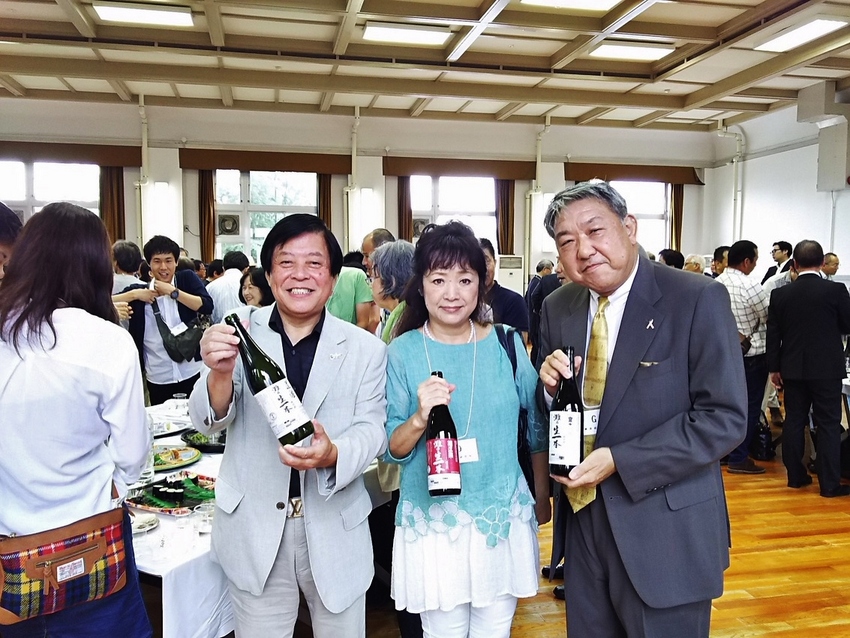 三橋酒販組合理事長と！