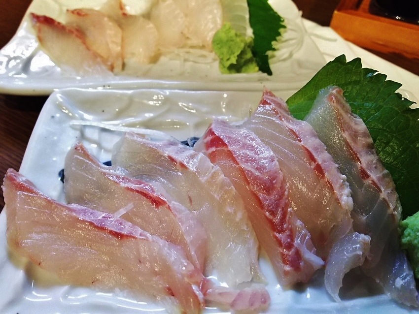 ひげそり鯛の造り！